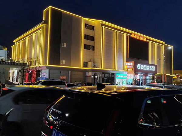 桑珠孜楼体亮化