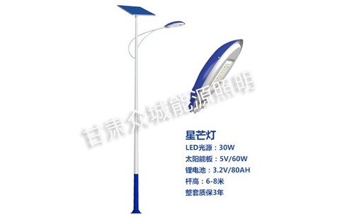 桑珠孜太阳能路灯核心技术参数解读